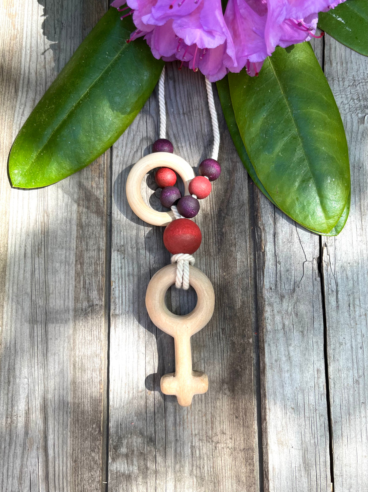 Amnings och bära barn halsband feminist