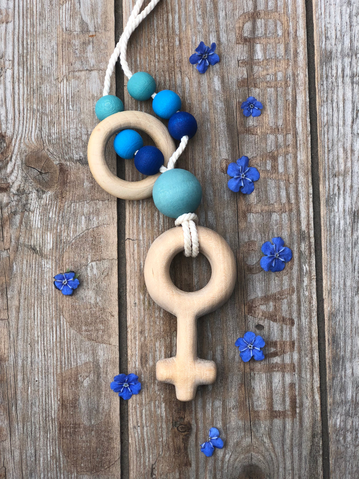 Amnings och bära barn halsband feminist